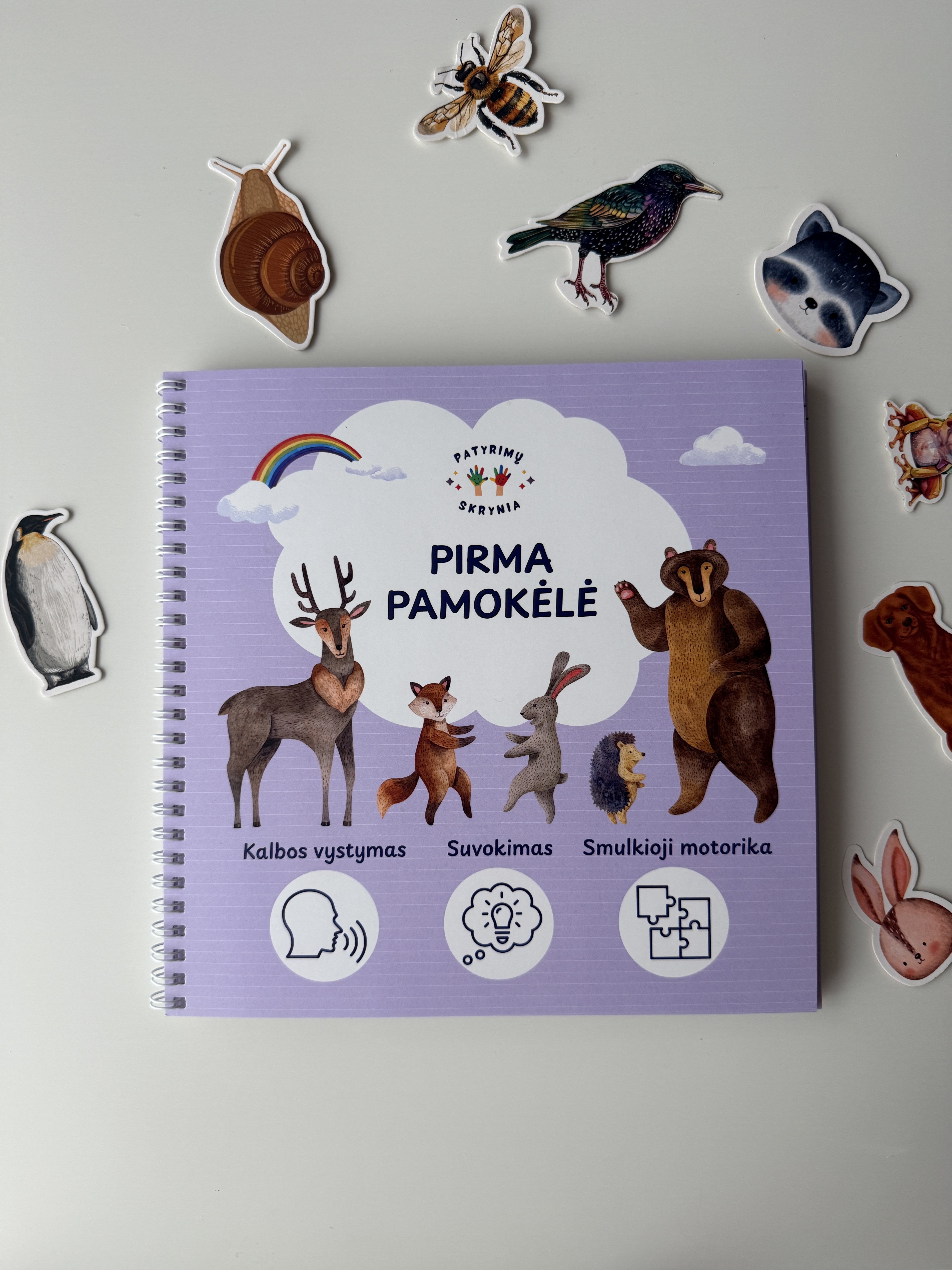 Knygelės „Pirmoji pamokėlė“ viršelis